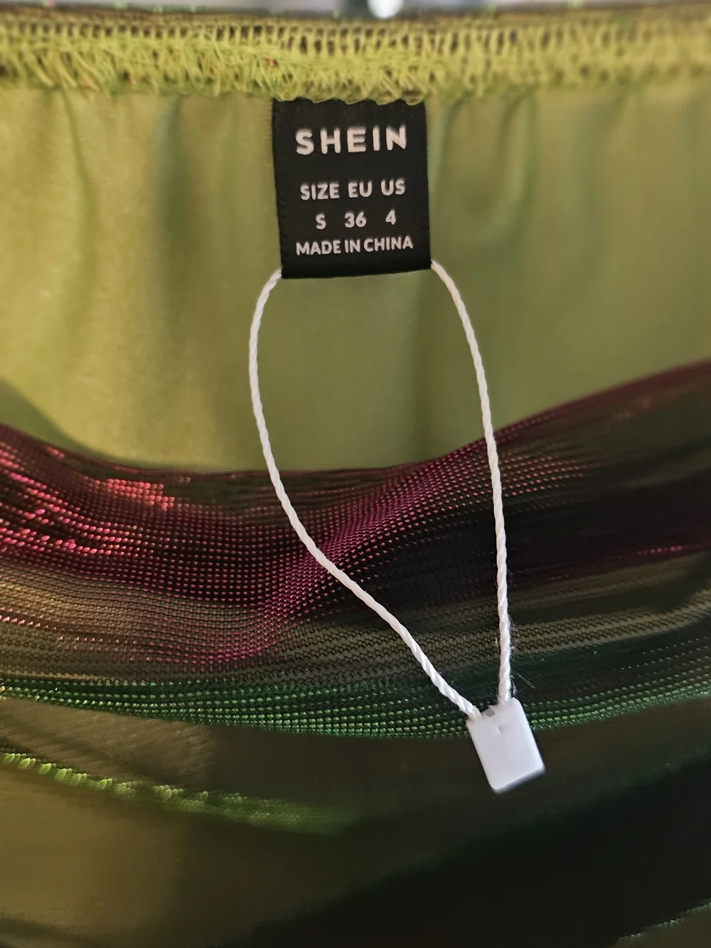 SHEIN green sheer